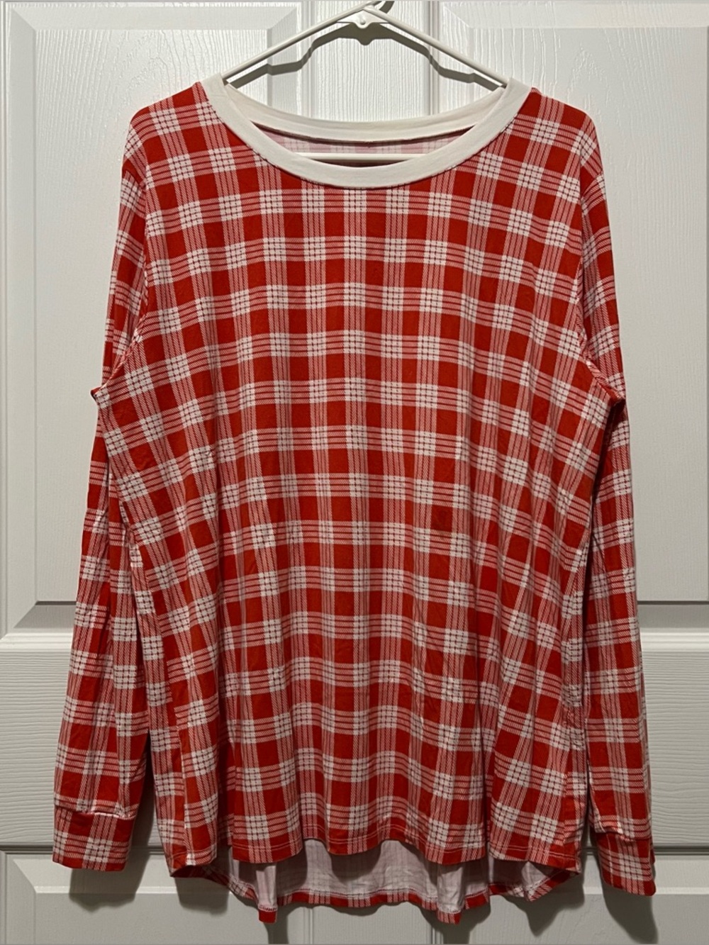 COCO MOON HAWAII Red Palaka Pajama Top